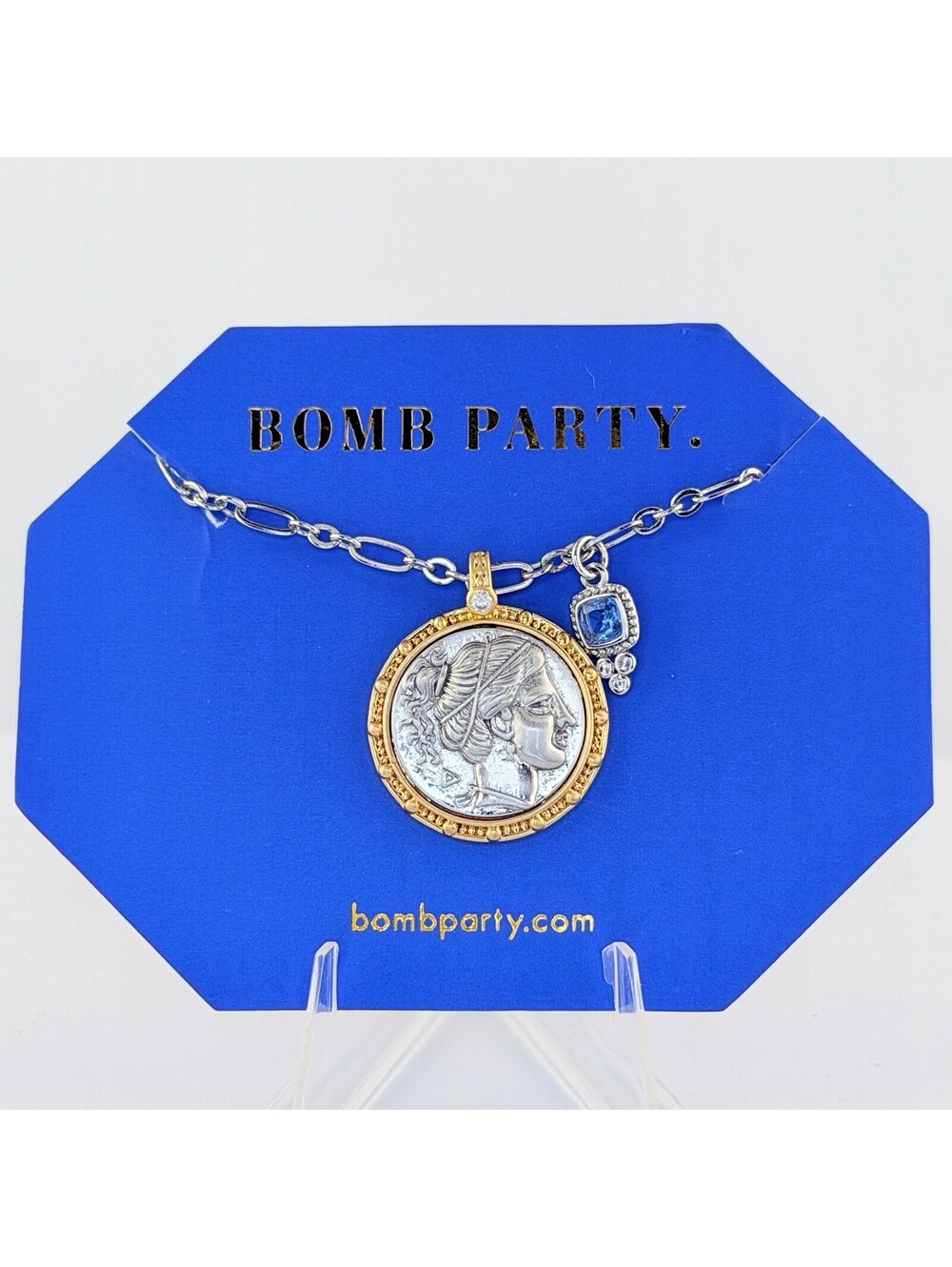 Bomb Party Greek Goddess Necklace "Goddess of Fertility" RBP4556 RETRO RARE FIND